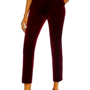 Aqua Skinny Pants Size Small Burgundy Women's Waist 14.75" Pockets Flat …
